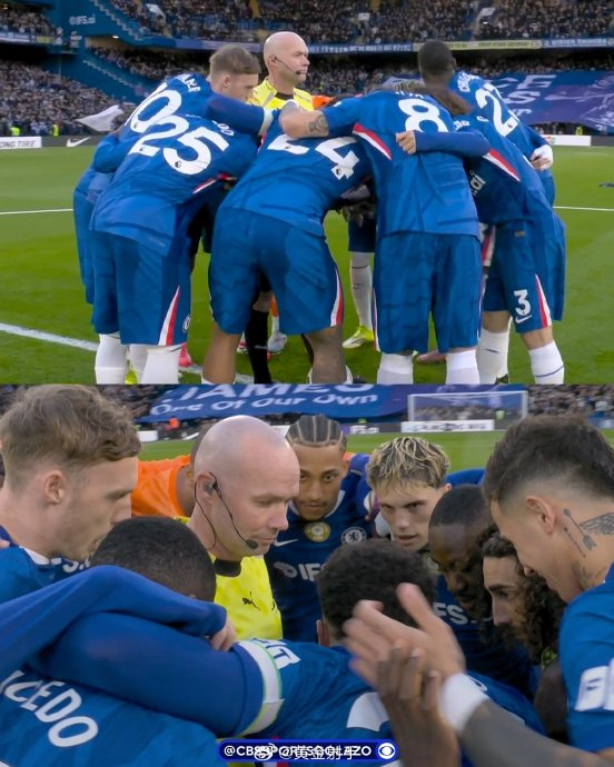 B席调侃切尔西球员围圈行为引发热议