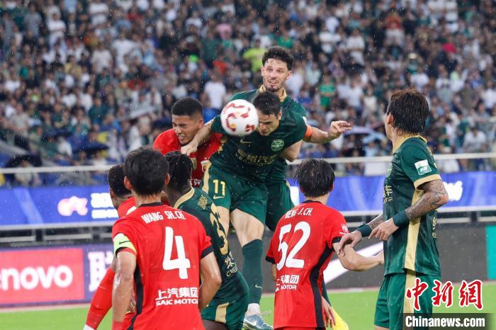 浙江绿城绝地反击弗兰克读秒绝平上海海港